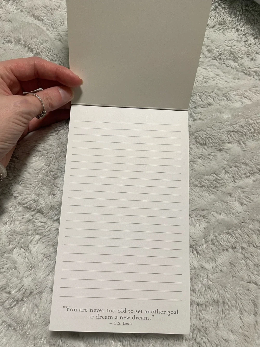 NEW Eccolo “A Great Thought A Day” Foil Notepad